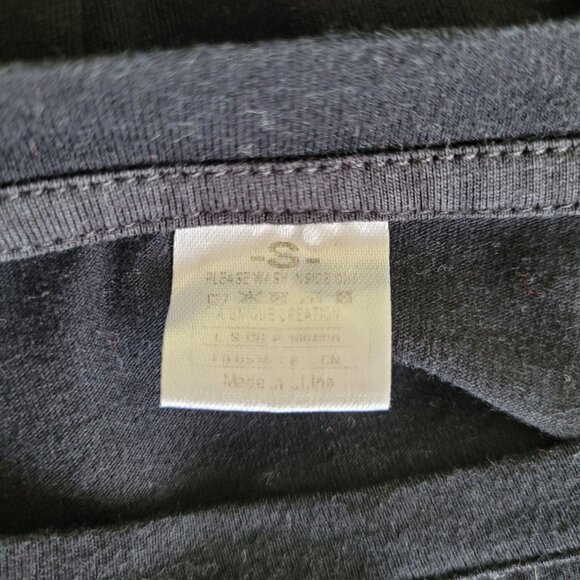 Siouxsie and the Banshees Black Band Baby Tee Size S Perfect Goth Girl Top - Picture 8 of 11